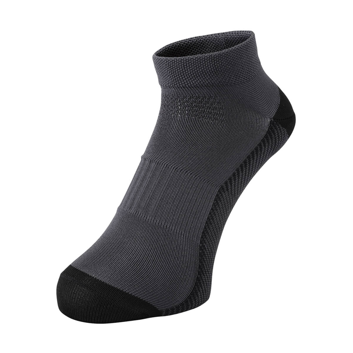 ランニングソックス「コラントッテ RESNO Pro-Aid Socks【for Run】（プロエイドソックス ランニング用）/Colantotte」｜チャコールグレー